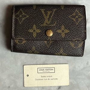Louis Vuitton Monogram Brown Six Key Holder Mini Wallet FL0046